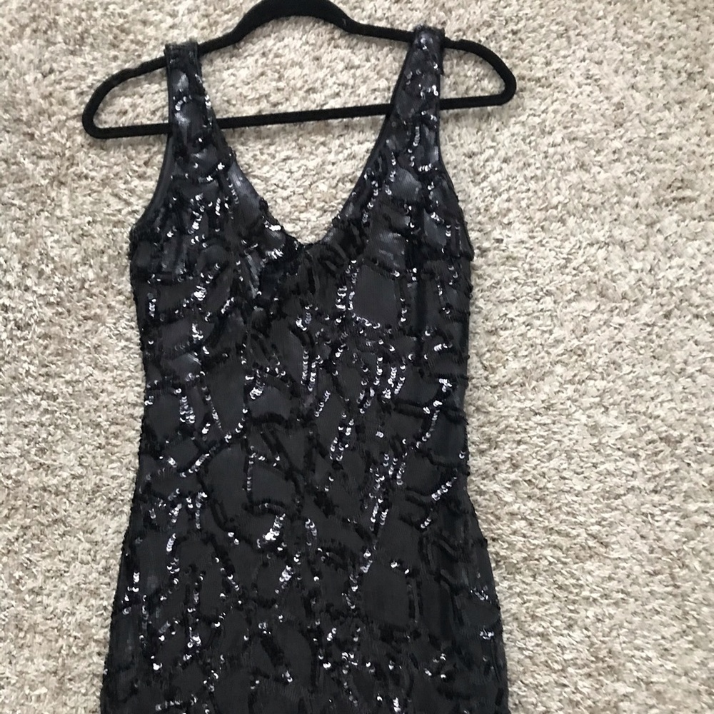 Sequin black Bebe dress